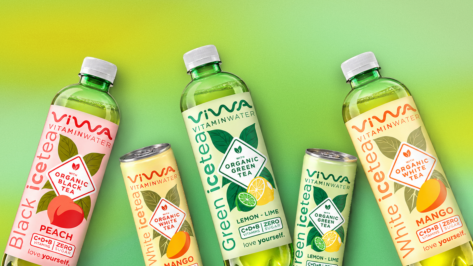 Viwa Vitaminwater csomagolástervezés